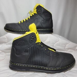 Nike Air Jordan 1 Prime 5' Rare 2011 Black Sonic Yellow' 429489-019 Mens Size 11